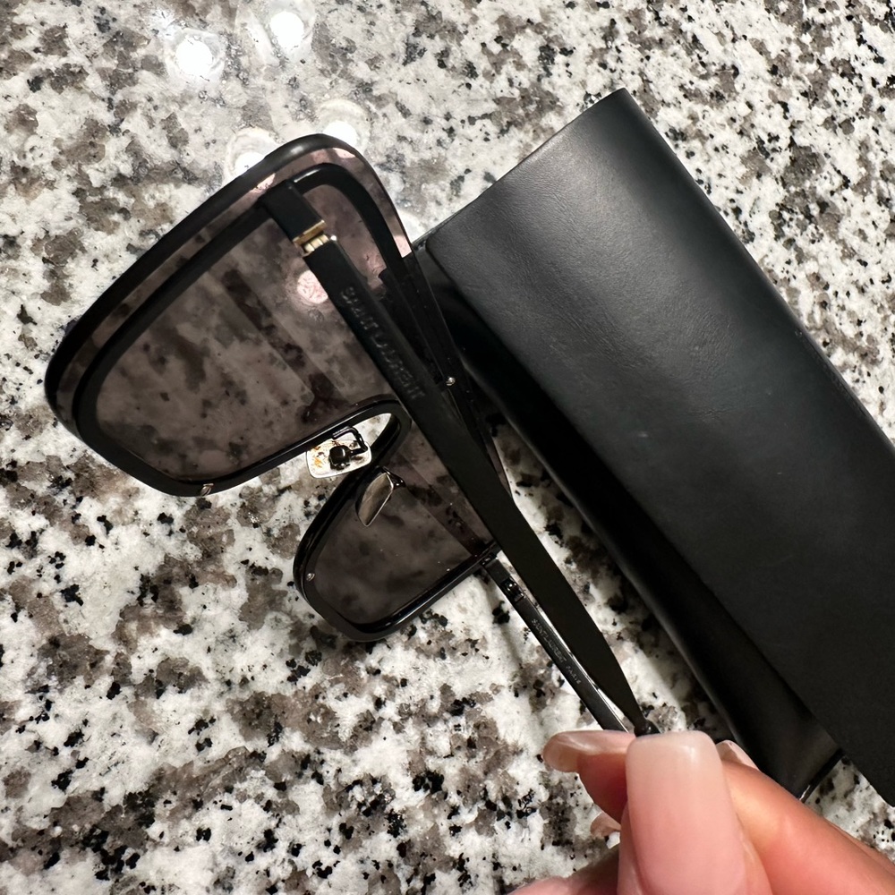 Saint Laurent shield sunglasses - unisex